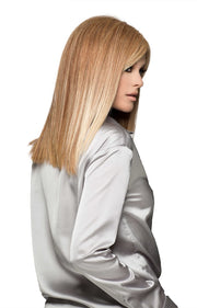 It offers a monofilament top that creates the appearance of natural hair growth where the hair is parted, and allows you to part the hair in any direction