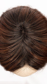 AUBURN ROOTED 33.130.4 | Dark Auburn, Deep Copper Brown, and Darkest Brown Blend with Shaded Roots