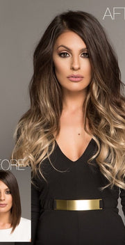 Color N/A | Guy Tang Balayage 22" by Bellami | Before and After