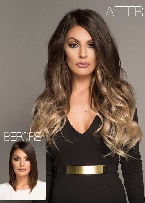 Color N/A | Guy Tang Balayage 22" by Bellami | Before and After