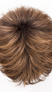 NOUGAT-ROOTED 9.8.6 | Dark/Medium Brown blend with Warm Brown and Shaded Roots