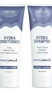 Daily Duo by BeautiMark - Pure Care Shampoo & Conditioner for Human Hair