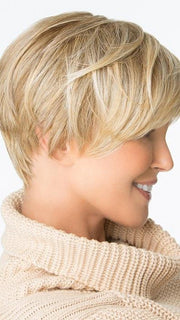 Face framing boy cut with subtle layers