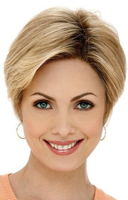 Color RH1488RT8 = HIGHLIGHTED COPPER BLONDE WITH GOLDEN BROWN ROOT | Charlotte by Estetica