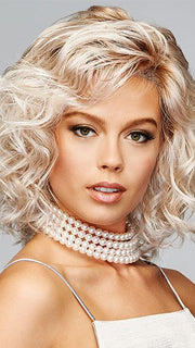 CURL UP by GABOR in GL23-101SS SS SUN-KISSED BEIGE | Dark golden blonde base blends into multi-dimensional tones of lightest beige blonde