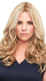 easiPart French 12" Exclusive in 12FS8 | Light Gold Brown, Light Natural Gold Blonde and Pale Natural Gold-Blonde Blend, Shaded with Medium Brown 