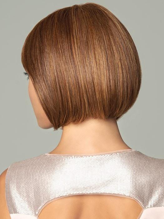 Face-framing sides that angle up to a slightly shorter back | Color: Medium Red