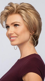 Lace Front - Ready-to-wear lace creates a low density, natural looking hairline and allows for off the face styling