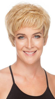 Wear the short layers messy or smooth. We used the Shaping Cream by BeautiMark to define the texture | Color: Medium Blonde