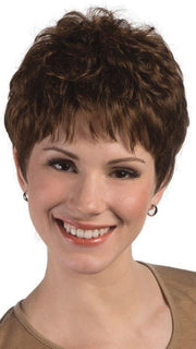 JAMIE by Estetica in R6LF29 | Chestnut Brown Lightening to Bright Red Mix in Front