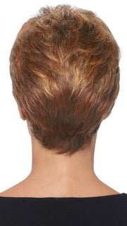 Estetica Designs Wigs Petite Nancy : Back View | Color R30/28/26