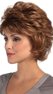 Estetica Shelby Wig : Side View | Color R30/28/26
