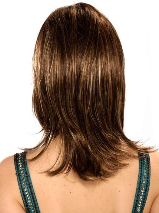 Estetica Wigs Venna : Back View | Color CARAMELKISS