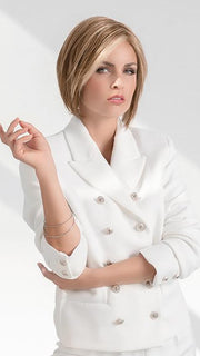 This synthetic wig has an extended lace front and monofilament part for the most natural look at the hairline