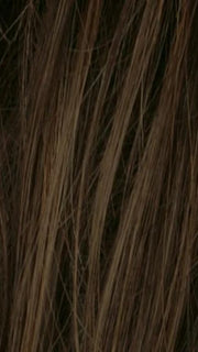 DARK NOUGAT MIX | Light  golden Brown base blended with med & dark brown and Rooted with Dark brown tone