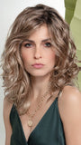 ARIA by Ellen Wille in BERNSTEIN-MULTI-SHADED 20.27.12 | Light Strawberry Blonde, Dark Strawberry Blonde and Lightest Brown Blend with Dark Shaded Roots