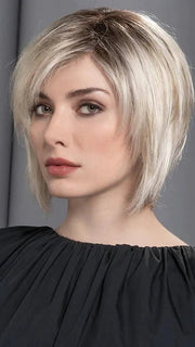 AVA by Ellen Wille in POLAR SILVER SHADED 60.101 | Pearl White and Pearl Platinum Blend with Shaded Roots