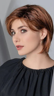 The extended lace front and monofilament part mimics the appearance of natural hair growth in the parting area