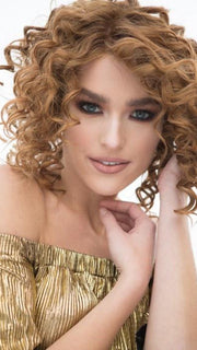 The 100% Remy Human Hair is pre-curled and consists of a 50/50 blend of Chinese and Indian hair, processed to keep the integrity and shine. 