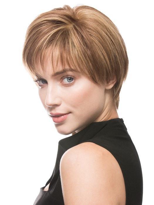 Blow dry the bang to loosen the part 