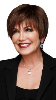 AWARD by Ellen Wille in DARK CHOCOLATE MIX | Warm Medium Brown, Dark Auburn, and Dark Brown Blend