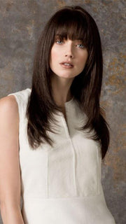 CASCADE by Ellen Wille in ESPRESSO MIX | Darkest Brown Base with a Blend of Dark Brown and Warm Medium Brown throughout 