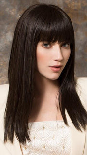 CHER by Ellen Wille in ESPRESSO MIX | Darkest Brown Base with a Blend of Dark Brown and Warm Medium Brown throughout 