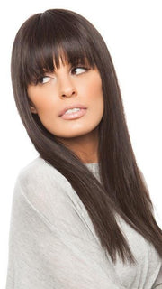 The synthetic fiber is of the highest quality and has a natural density that looks and feels like human hair
