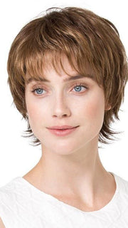 CLICK by Ellen Wille in MOCCA ROOTED | Medium Brown, Light Brown, and Light Auburn Blend with Dark Roots