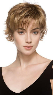 GDATE LARGE by Ellen Wille in GINGER ROOTED | Light Honey Blonde, Light Auburn, and Medium Honey Blonde Blend with Dark Roots