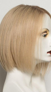 CHAMPAGNE ROOTED | Light Beige Blonde, Medium Honey Blonde, and Platinum Blonde blend with Dark Roots