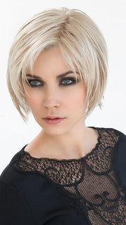 Style the bangs wispy or comb them more sleek 