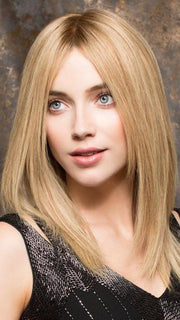 The 100% hand-tied cap helps the layers blend beautifully to provide supremely natural movement