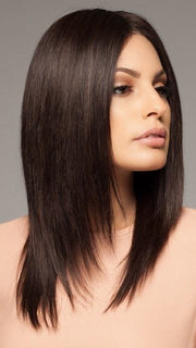 Dark Brown Human Hair Wig by Ellen Wille in ESPRESSO MIX