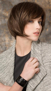 FRESH by Ellen Wille in CHOCOLATE ROOTED | Medium to Dark Brown Base with Light Reddish Brown Highlights and Dark Roots
