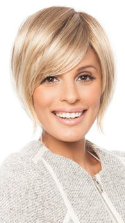 FRESH by Ellen Wille in CHAMPAGNE ROOTED | Light Beige Blonde,  Medium Honey Blonde, and Platinum Blonde Blend with Dark Roots	