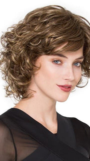 GINA MONO by Ellen Wille in BERNSTEIN MIX | Light Brown Base with Subtle Light Honey Blonde and Light Butterscotch Blonde Highlights