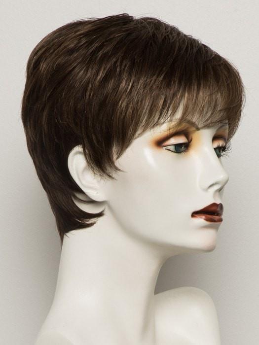 COFFEE MIX | Medium to Dark Brown base with Honey Blonde highlights on the top only, darker nape
