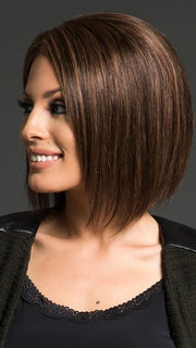 Color Dark-Chocolate-Mix = Warm Medium Brown, Dark Auburn, and Dark Brown blend