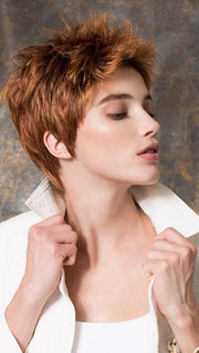 GO LACE by Ellen Wille in SAFRAN ROOTED | Dark Copper Red, Copper Red, and Light Copper Red Blend with Dark Auburn Roots