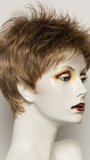GINGER ROOTED | Light Honey Blonde, Light Auburn, and Medium Honey Blonde blend with Dark Roots
