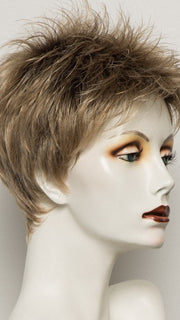 SANDY BLONDE ROOTED | Medium Honey Blonde, Light Ash Blonde, and Lightest Reddish Brown blend with Dark Roots