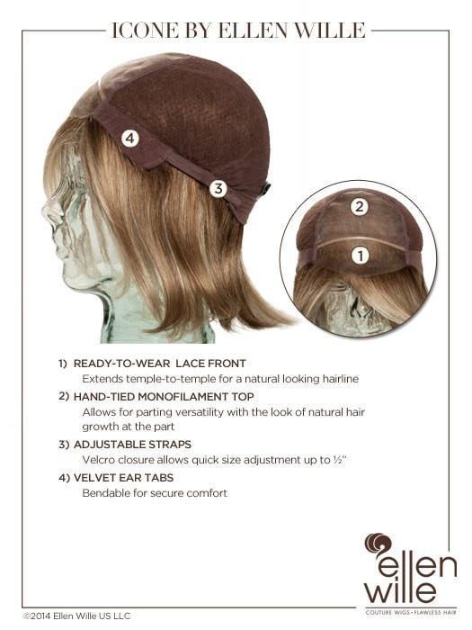 100% Hand-Tied Monofilament Cap with Lace Front