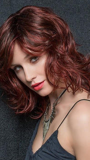 LOAD by Ellen Wille in HOT CHILI ROOTED | Bright Copper Red and Medium Burgundy Red Blend with Medium to Dark Brown Roots
