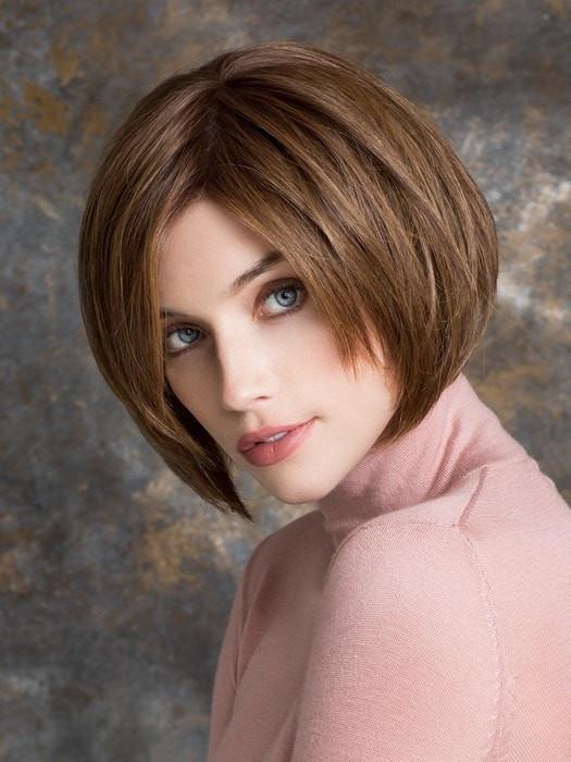 MOOD by Ellen Wille in MOCCA ROOTED | Medium Brown, Light Brown, and Light Auburn Blend with Dark Roots