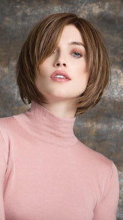 MOOD by Ellen Wille in MOCCA ROOTED | Medium Brown, Light Brown, and Light Auburn Blend with Dark Roots