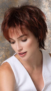 PLAY by Ellen Wille in FLAME MIX | Dark Burgundy Red, Bright Cherry Red, and Dark Auburn BlendD28	 26-27-20	GINGER MIX	Light Honey Blonde, Light Auburn, and Medium Honey Blonde Blend	