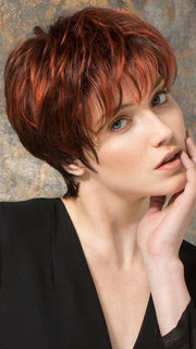 STOP HI TECH by Ellen Wille in FLAME MIX | Dark Burgundy Red, Bright Cherry Red, and Dark Auburn Blend