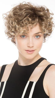 SWITCH by Ellen Wille in DARK SAND ROOTED | Light Brown Base with  Lightest Ash Brown and Medium Honey Blonde Blend and Dark Roots