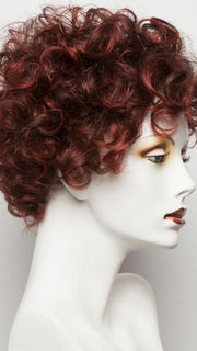 HOT CHILLI ROOTED | Bright Copper Red and Medium Burgundy Red Blend with Medium to Dark Brown Roots